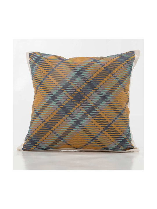 Borea Decorative Pillow Case Printed Pattern 27 Made of 100% Cotton 27 45x45cm