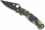 Spyderco Military Pocket Knife Total Length 21pcs with Blade made of Stainless Steel 8.7pcs in Sheath