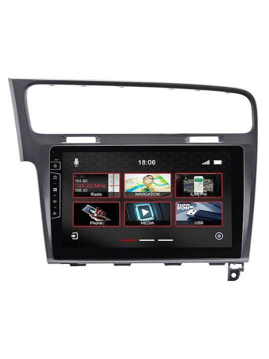 Dynavin Ηχοσύστημα Αυτοκινήτου για Volkswagen Golf 2013-2018 (Bluetooth/USB/AUX/WiFi/GPS/Apple-Carplay/Android-Auto) με Οθόνη Αφής 10"
