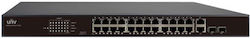 Uniview NSW2010-24T2GC-PoE-IN Unmanaged L2 PoE+ Switch με 24 Θύρες Gigabit (1Gbps) Ethernet