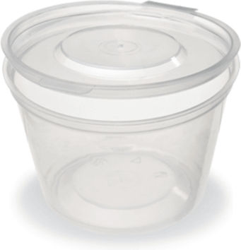 Disposable Plastic PP Tableware for Sauce 120ml Transparent 50pcs