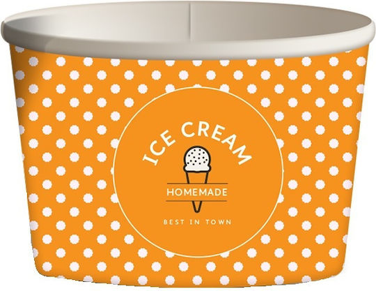 Paper Cup 355ml 50pcs Orange