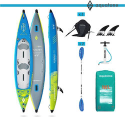 Aquatone Glacier High Performance Sit in Sea Kayak 2 People Blue TK-601 Aquatone Glacier High Performance Sit in Sea Kayak 2 People Blue TK-601