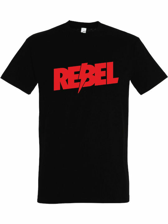 Tricou unisex "Rebel", negru