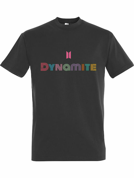 Unisex Tshirt "DYNAMITE BTS Kpop", Dark Grey