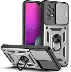 Bodycell Armor Slide Back Cover Πλαστικό Ασημί ...