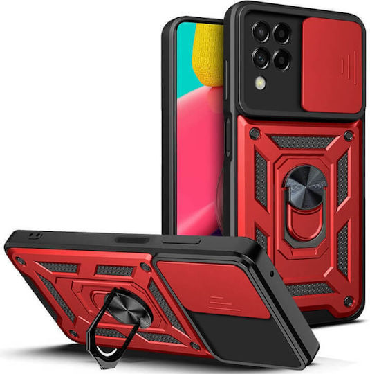 Bodycell Armor Slide Back Cover Μεταλλικό Κόκκινο (Galaxy M33)