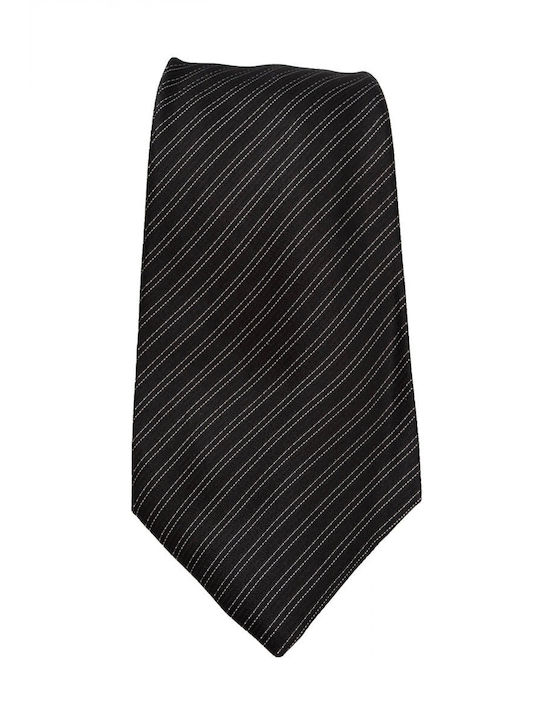 Giorgio Armani Ανδρική Γραβάτα Μεταξωτή με Σχέδια σε Μαύρο Χρώμα