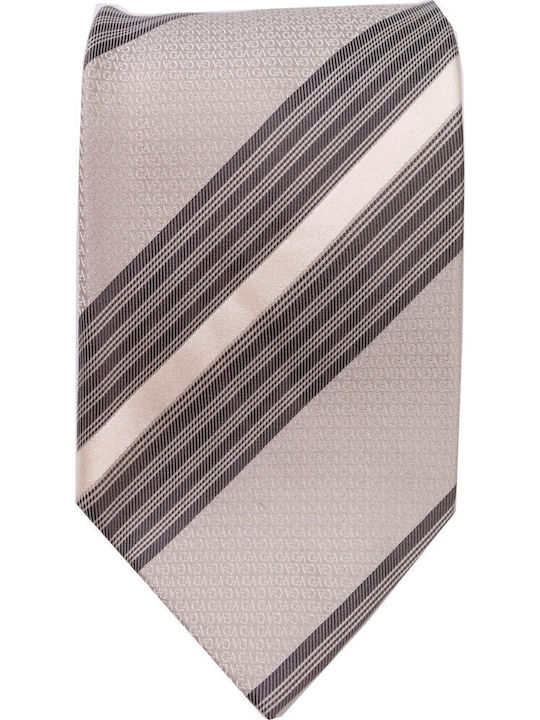 Giorgio Armani Men's Tie Silk Printed in Gray Color