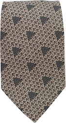 Giorgio Armani Men's Tie Silk Printed in Gray Color Giorgio Armani Men's Tie Silk Printed in Gray Color