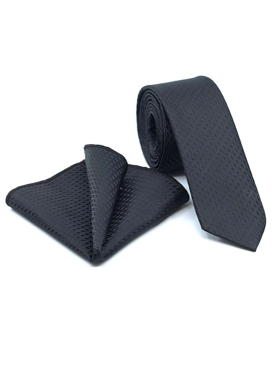 Legend Accessories Men's Tie Set Monochrome Black