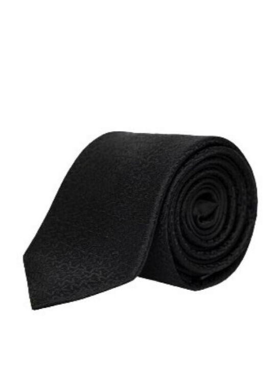 Michael Kors Ανδρική Γραβάτα Μεταξωτή με Σχέδια σε Μαύρο Χρώμα