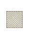 Grătar De Grădină Din Lemn Cu Design În Grilă Romb Bej 179x90cm