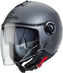 Caberg Riviera V4 Jet Helmet ECE 22.06 1150gr Gun Metal Matt KR521134