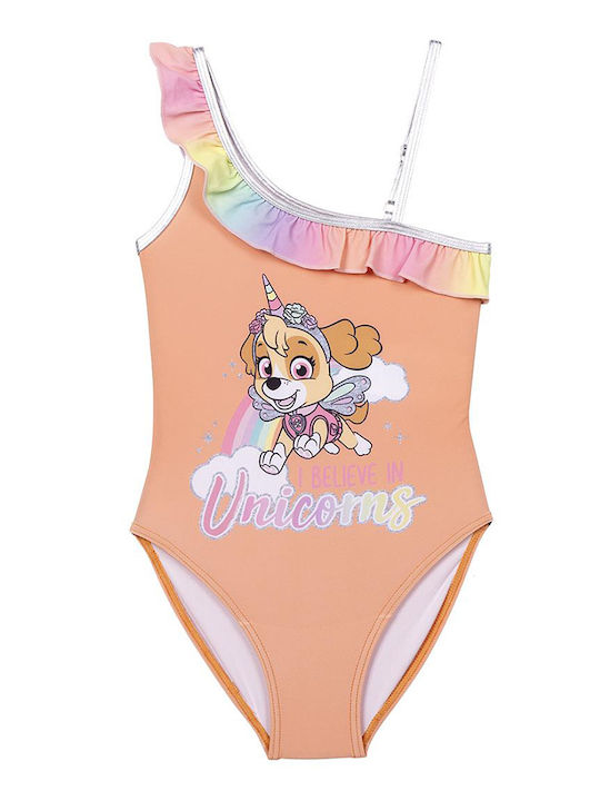 Cerda Paw Patrol Παιδικό Μαγιό Ολόσωμο Πορτοκαλί