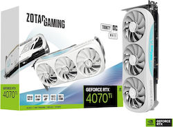 Zotac GeForce RTX 4070 Ti 12GB GDDR6X Trinity OC White Placă Grafică