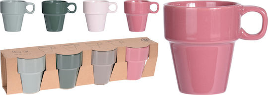Excellent Houseware Κούπα Κεραμική Καφέ 180ml 4τμχ Excellent Houseware Κούπα Κεραμική Καφέ 180ml 4τμχ