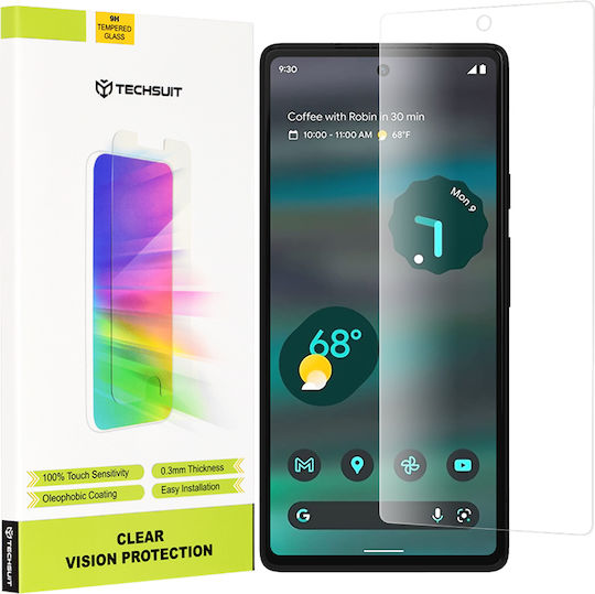 Techsuit Vision Gehärtetes Glas (Google Pixel 6a)