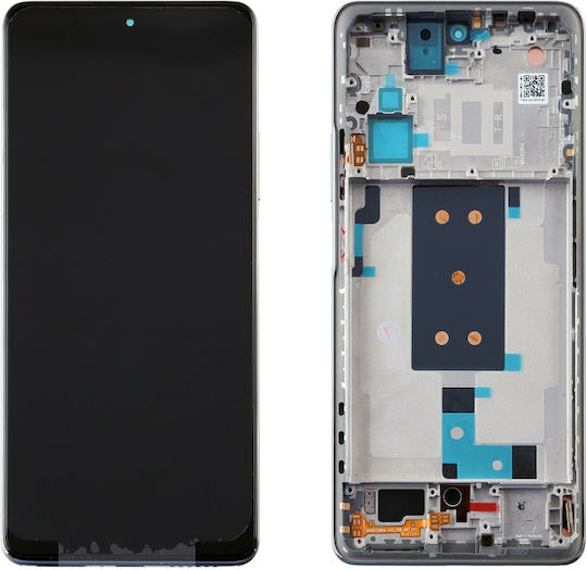 Οθόνη με Μηχανισμό Αφής και Πλαίσιο για Mi 11T / 11T Pro (Λευκό)