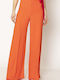 Cult trousers with mudguard - CORAL