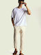Pantaloni Chino Ecru