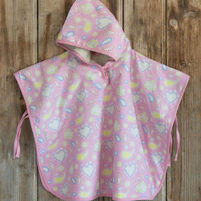 Nima Little Love Kinder Strandponcho Rosa