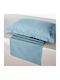 Vesta Home Athena Σεντόνι King Size με Λάστιχο 180x200+40εκ. 306 Aqua Green