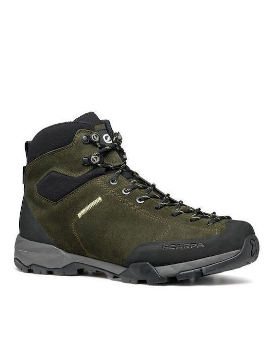 Scarpa Mojito Hike GTX Ανδρικά Ορειβατικά Μποτάκια Αδιάβροχα με Μεμβράνη Gore-Tex Πράσινα