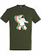 Tshirt Unisex "Space Dj", Army