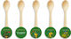 Wooden spoons with name Turtle noodles / 8pcs