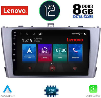 Lenovo Ηχοσύστημα Αυτοκινήτου για Toyota Avensis (Bluetooth/AUX/WiFi/GPS) με Οθόνη Αφής 9"