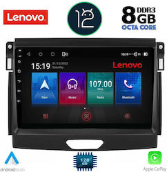 Lenovo Car Audio System for Ford Ranger 2015-2018 (Bluetooth/USB/AUX/WiFi/GPS/CD) with Touch Screen 9"