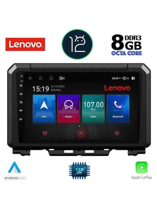 Lenovo Sistem Audio Auto pentru Suzuki Jimny 2017> (Bluetooth/USB/AUX/WiFi/GPS/Partitură) cu Ecran Tactil 9"