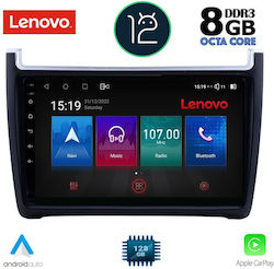 Lenovo Car Audio System for Volkswagen Polo 2014-2017 (Bluetooth/USB/AUX/WiFi/GPS/CD) with Touch Screen 9"