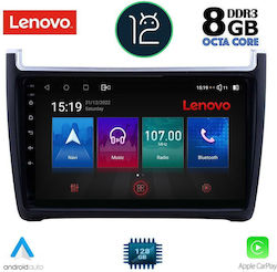 Lenovo Sistem Audio Auto pentru Volkswagen Polo 2014-2017 (Bluetooth/USB/AUX/WiFi/GPS/Partitură) cu Ecran Tactil 9"