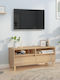 vidaXL TV-Ständer Beige M100xT34,5xH44,5cm