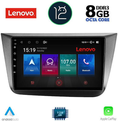Lenovo Car-Audiosystem für Seat Altea 2004-2015 (Bluetooth/USB/AUX/WiFi/GPS) mit Touchscreen 9"