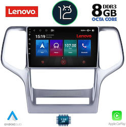 Lenovo Car Audio System for Jeep Grand Cherokee 2011-2014 (Bluetooth/USB/AUX/WiFi/GPS/CD) with Touch Screen 9"