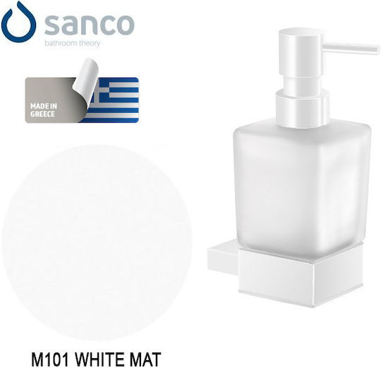Sanco Enigma Dispenser Γυάλινο White Mat