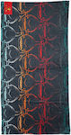 Tortue Kids Cotton Beach Towel "Sharks" 70X140-S3-301-100 Anthracite