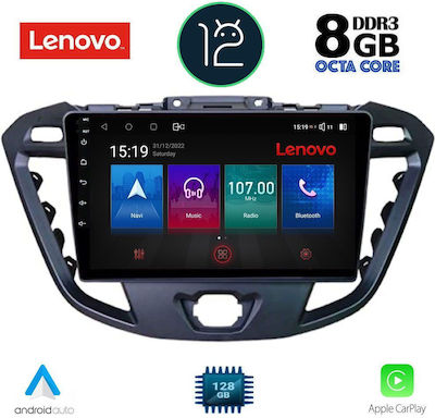 Lenovo Car-Audiosystem für Ford Transit Custom / Tourneo Custom 2013-2019 (Bluetooth/USB/AUX/WiFi/GPS) mit Touchscreen 9"