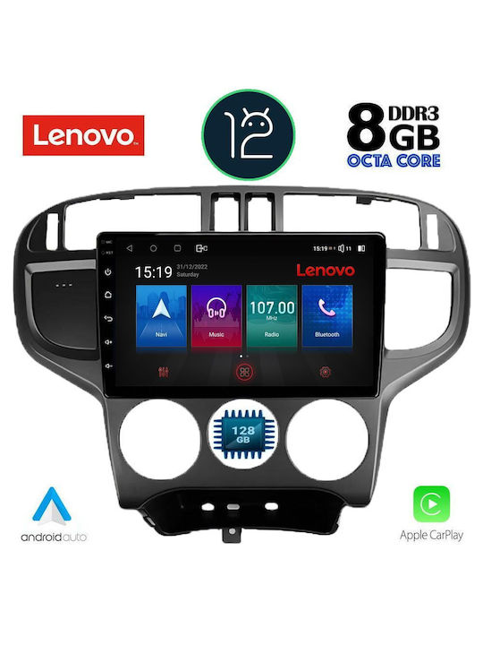 Lenovo Car-Audiosystem für Hyundai Matrix 2001-2010 (Bluetooth/USB/AUX/WiFi/GPS) mit Touchscreen 9"