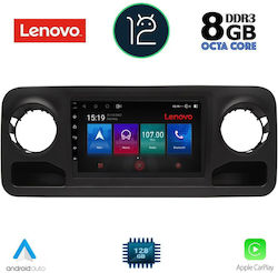 Lenovo Sistem Audio Auto pentru Mercedes-Benz Sprinter / Vito / Viano 2018> (Bluetooth/USB/AUX/WiFi/GPS/Partitură) cu Ecran Tactil 9"