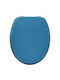Eurocasa Plastic Soft Close Toilet Seat Blue 45.5cm