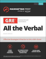 Gre All the Verbal, Effective Strategies & Practice to Get A 160+score