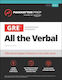 Gre All the Verbal, Effective Strategies & Practice to Get A 160+score