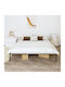 King Size Metallbett Schwarz mit Lattenrost für Matratze 193x203cm