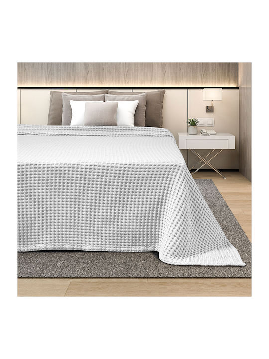 Adam Home Blanket Pique Queen 240x260cm. White