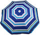 Ομπρέλα Θαλάσσης Αλουμινίου Διαμέτρου 2m Μπλε