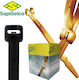 Elvhx Cable Ties Plastic 100mm x 2.5mm in Black Colour (1 pcs) (1123)